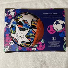 UEFA Champions League Size 5 Football Training Set with Inflating Pump