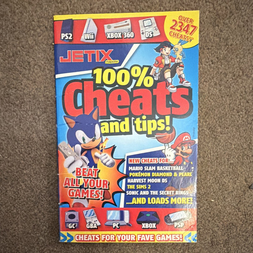 Jetix cheat book - book, 100%