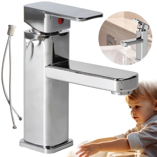 Modern chrome mono lever - chrome, basin