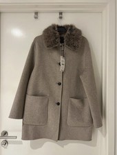 Zara Wool Coat with Detachable