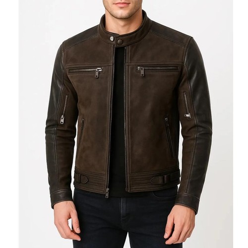 Men brown suede leather - men’s,
