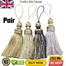 Pair of Silk Tassels Fringe