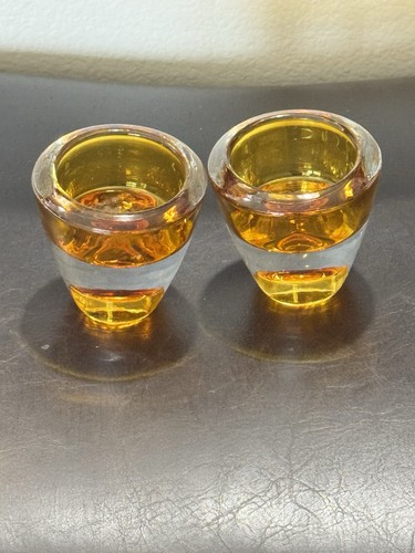 Crate barrel glass tea light - &,