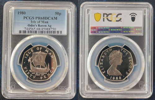 Isle man silver pence - of,