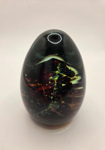 Hand blown glass - blown, egg