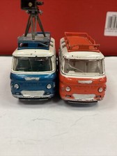 2xVintage Corgi Toys Commer Bus 2500 Series with Camera+Holiday Camp Special