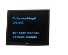 DELL HP SAMSUNG LG ASUS iiyama ACER CHEAP 19" Monitor PC Computer CCTV No Stand