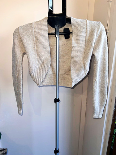 Women beige glitter knit - beige,
