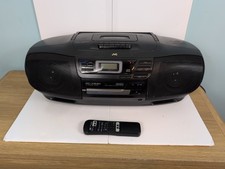 Retro JVC RC-X540 CD tape ect Ghettoblaster Boombox + Remote .READ DESCRIPTION!