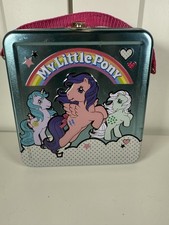 Vintage Style My Little Pony Metal Lunch Box 2015 Hasbro BonBonBuddies