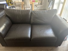 Next Leather 2 Seater Sofa