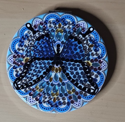 Hand decorated butterfly - hand,