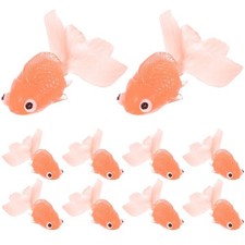 10pcs goldfish toy soft - goldfish,