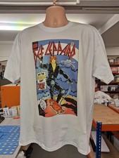 Def Leppard White  t-shirt