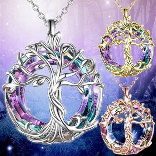 Tree life pendant necklace - of,