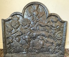 Antique fireback english - antique, fireback,