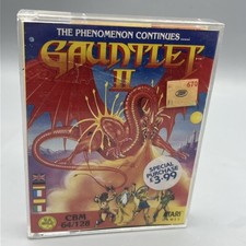 Gauntlet II US Gold 1988 Commodore 64 Tape, Manual, Big Box Classic