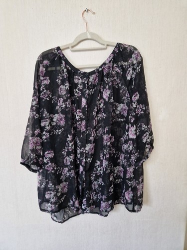 Ann harvey black floral - ann,