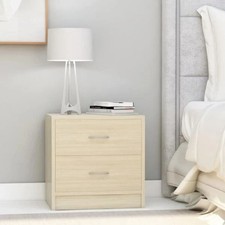 2X Bedside Cabinet Side Table