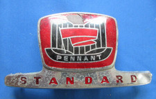 Vintage Standard Pennant Car Bonnet Badge