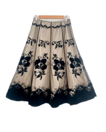 Kaliko mesh midi skirt - mesh, godet
