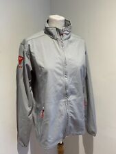 SLAM softshell coat jacket L 12 14 VGC Virgin Crew branded grey sailing