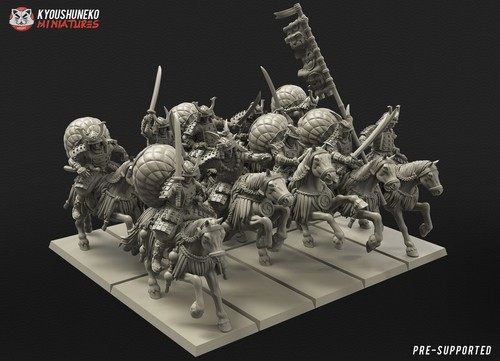 Japanese samurai cavalry - japanese,