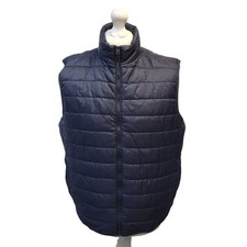 Zara Gilet Navy Blue Quilted