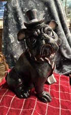 English Bulldog With Top Hat And Tie. Please See Photos