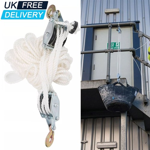 Rope hoist pulley block and - pulley,
