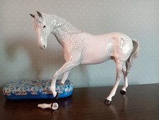 Beswick Dapple Grey Gloss Stallion Horse Figurine Ornament