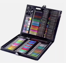 150 Pcs Kids Art Set Box & Drawing Kit with Crayons Oil Pastels Colored Pencil