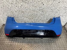 13-19 RENAULT CLIO MK4 REAR BUMPER BLUE PAINT CODE OVRPJ (SCRATCHED)