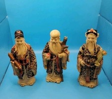 Vintage set of 3 Chinese gods