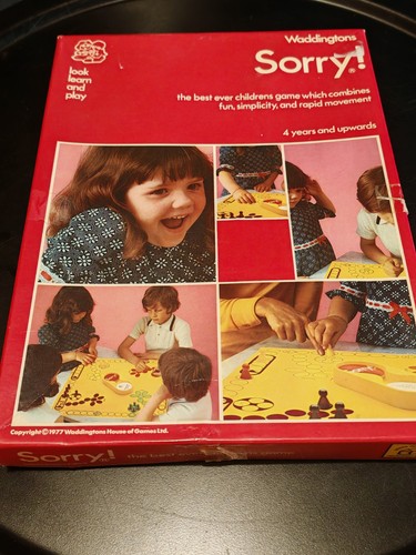 Vintage sorry waddingtons 1977 - vintage,
