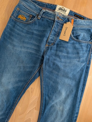 Men superdry copper denim - men's,