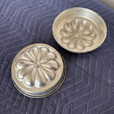 2 Vintage Aluminum Jelly Jello