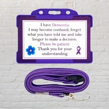 Dementia Awareness Card &