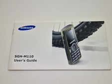 New/Old Stock English Samsung SGH-M110 User Guide 3UKPOST