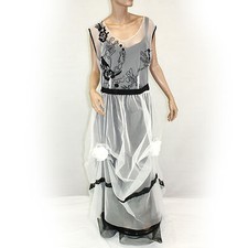 Nataya Plus Size Vintage Titanic Wedding Bridal Tulle Dress Slip Set 1X