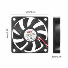 60 x 60 x 10mm 12V DC Cooling