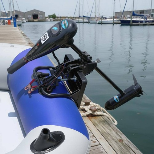 Inflatable boat motor bracket - motor,