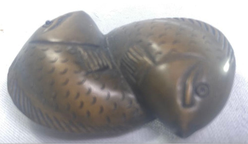 Netsuke antique fish - fish,