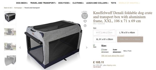 Foldable dog crate xxl - dog,