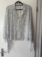 Topshop Sheer White & Black
