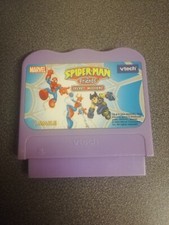 Vtech V. Smile Tv Learning System Marvel Spiderman & Friends Secret Mission Game