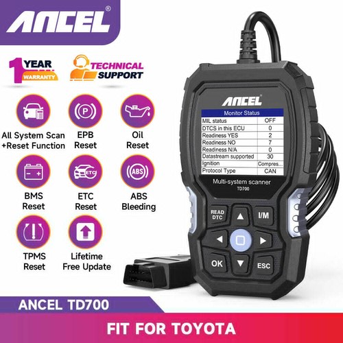 Ancel td700 all system - ancel, obd2