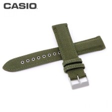 CASIO wave ceptor Genuine Khaki Nylon Watch Band 10437032 for WVA-M630B-3A