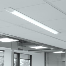 LED Batten Light 6500K Daylight Fluorescent Strip Light Slim Fitting Ceiling 5yr
