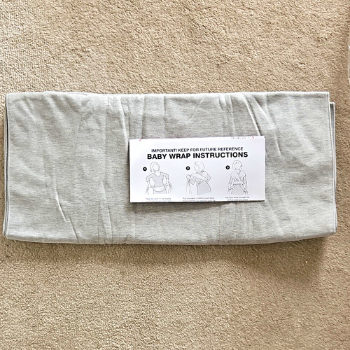 Grey baby wrap - grey, sling